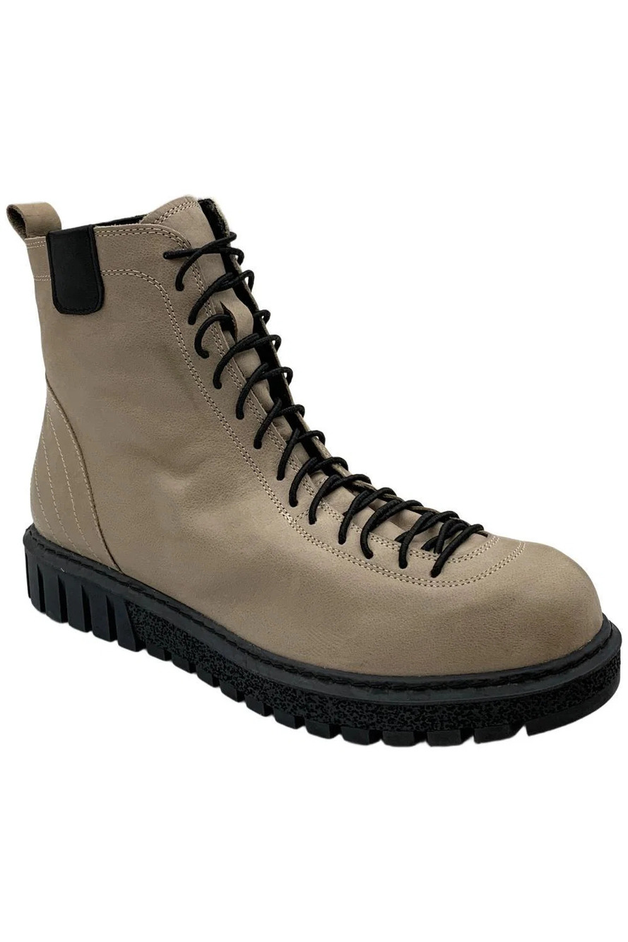 Miz Mooz Women's Benna Leather Lined Lace-Up Boots Ice - Medium